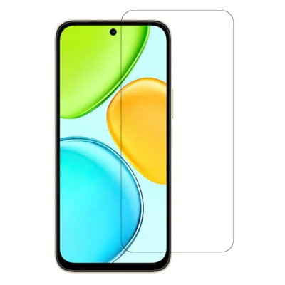 Protector de pantalla para Honor X6e 4G, película de vidrio de alta resistencia de aluminio-silicio, recubrimiento electrolítico (no cubre por completo), 2.5D - Transparente