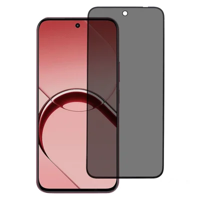 For Realme 16T 5G skærmværn mod spionage med silkeprint af højkvalitets aluminium-siliciumglas