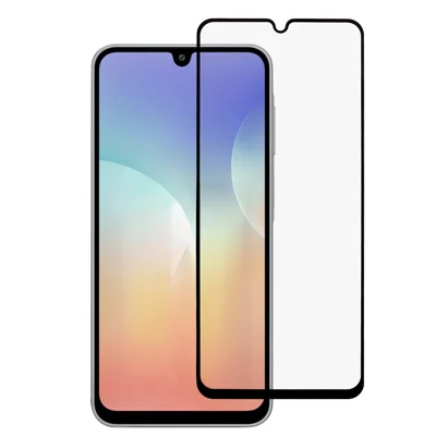 For Samsung Galaxy M17 5G Full Screen Protector Silk Printing Full Glue HD Clear Screen Film - Black