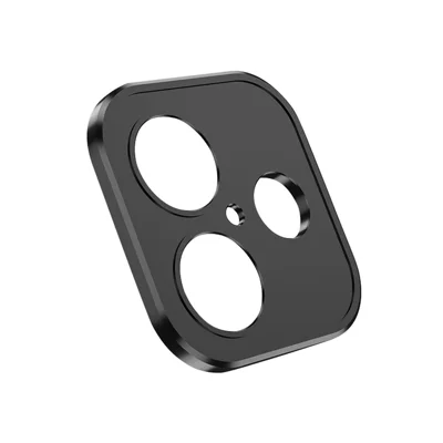 DYONG para iPhone 17 Marco de Lente de Cámara Marco Metálico Hueco Protector de Lente Antiarañazos - Negro