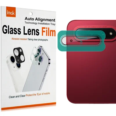  IMAK for Xiaomi 18 Fold Camera Lens Protector Tempered Glass Full Cover Lens Film with Self Positioning Frame - Transparent
