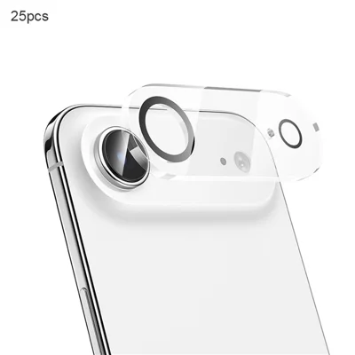 HOCO G13 25Pcs for iPhone Air Camera Lens Protector 3D Full Coverage Night Circle High Aluminium-silicon Glass Clear Film Set - Transparent
