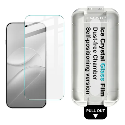 IMAK para Oppo Find X10 Pro Max 5G Protector de Pantalla Cristal Templado Ice Crystal con Herramienta de Instalación Sin Polvo (Desbloqueo por Huella Dactilar) - Transparente