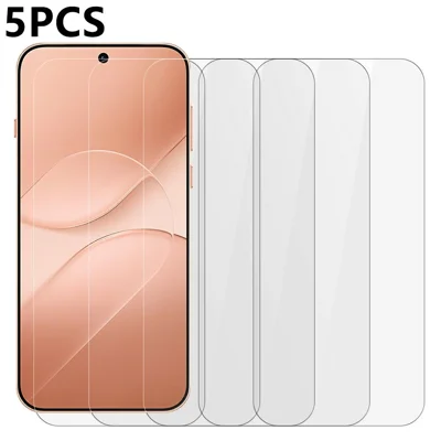 5Pcs For Oppo Find X10 Pro Max 5G Front Screen Protector 0.3mm 2.5D Tempered Glass Film, Not Full Covering - Transparent