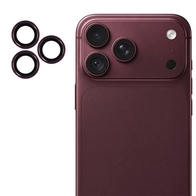1 Conjunto de Protetor de Lente para iPhone 18 Pro / 18 Pro Max AR Anti-Reflexo Vidro Temperado com Filme de Lente - Roxo