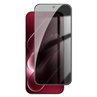  Для Xiaomi 18 Pro Антишпионская защита экрана с полным покрытием, черный край, пленка из высокопрочного алюмосиликатного стекла - Черный