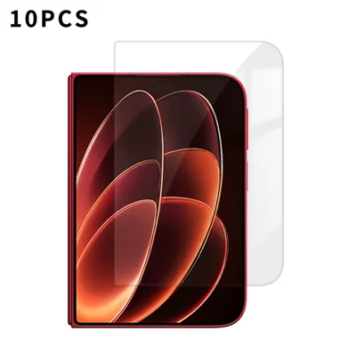 Für Xiaomi 18 Fold 10 Stück HD-Bildschirmschutz Aus Hochwertigem Aluminium-Silicium-Glas Anti-Fingerprint Gehärtetem Glas (Nicht Vollflächig) – Transparent