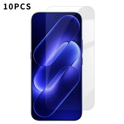 Voor Xiaomi 18 Pro Max 10 stuks HD-schermprotector Hoge aluminium-silicium Anti-vingerafdruk Gehard glasfolie (Niet volledig bedekkend) - Transparant