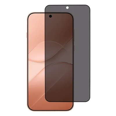 Para Oppo Find X10 Pro Max 5G Protector de Pantalla Completo Anti-Espías, Película de Vidrio de Alta Resistencia con Impresión Serigráfica, Adhesivo Completo, Protección de Privacidad (Desbloqueo por Huella Dactilar) - Negro
