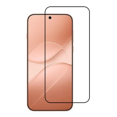 For Oppo Find X10 Pro Max 5G Full Screen Protector Full Glue Arc Edge HD High Aluminium-silicon Glass Film with Black Silk Print Edge (Fingerprint Unlock) - Transparent