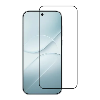 Protector de pantalla completo para Oppo Find X10 Pro Max 5G, protector de vidrio HD de alta silicona-aluminio con pegamento completo, borde curvo con borde negro impreso en seda (desbloqueo de huella digital) - Transparente
