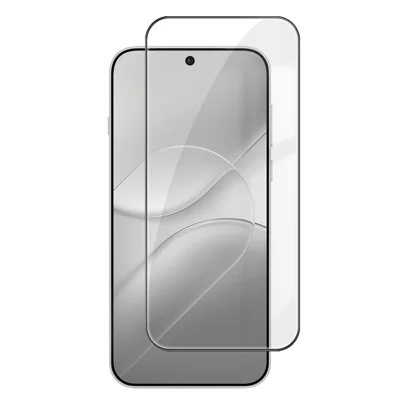  For Oppo Find X10 Pro Max 5G HD Full Screen Protector Silk Printing Black Edge High Aluminium-silicon Glass Film - Transparent