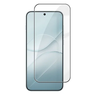 Til Oppo Find X10 E 5G HD fuld skærm beskytter Silkeprint Sort kant Høj aluminium-silicium glasfilm - Gennemsigtig