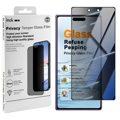 IMAK para Huawei Mate XT 2 Ultimate Anti Espías Protector de Pantalla de Cristal Templado Cobertura Completa - Negro