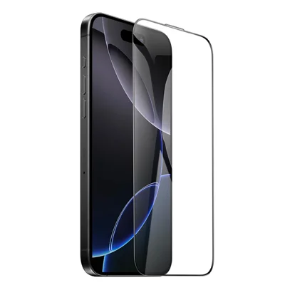HOCO A888 for iPhone 16 Pro Max Screen Protector Anti-static Full Screen Cover HD Tempered Glass Film - Black