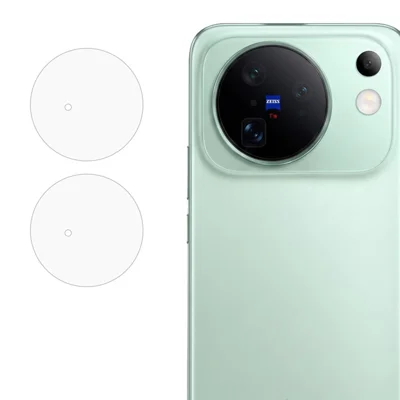 2PCS for vivo X500 5G Camera Lens Protector 2.5D Tempered Glass Lens Film - Transparent