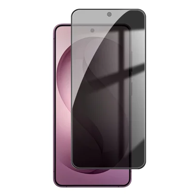  Protector de Pantalla Completa para Samsung Galaxy S27 Ultra con Protección de Privacidad Anti-Espías, Vidrio de Alta Resistencia de Aluminio-Silicio, Borde Negro - Negro