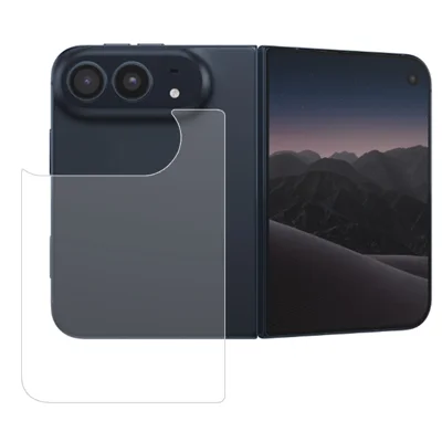 Für iPhone Duo Kratzfester Handy-Rückenschutz Ultra Klar PET Rückendeckel Folie - Transparent