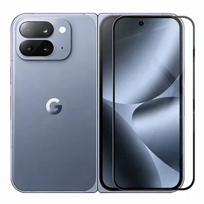 RURIHAI for Google Pixel 11 Pro Fold Screen Protector High Aluminium Silicon Glass, Full Glue Full Coverage 9H Hardness - Transparent