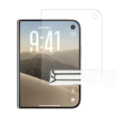 Für iPhone Duo PET Bildschirmfolie HD Klar Hydrogel Displayschutz - Transparent