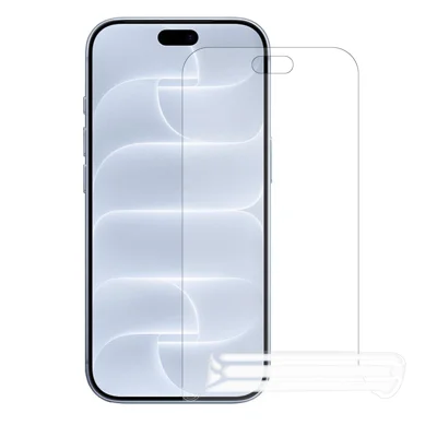 Voor iPhone 18 Pro PET-schermfolie HD Clear Hydrogel schermprotector - Transparant