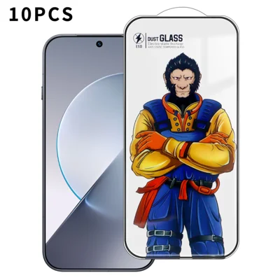  For Honor Magic9 5G 10Pcs Full Screen Protector 3D Arc 120C Anti-Static Silk Printing High Aluminium-silicon Glass Film - Transparent