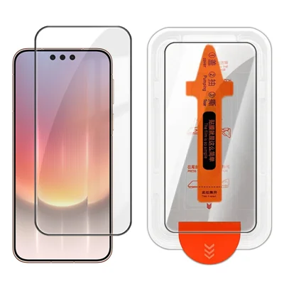  For Huawei Mate 90 Full Screen Protector HD Clear Silk Printing High Aluminium-silicon Glass Film with Dust Removal Installation Frame - Transparent