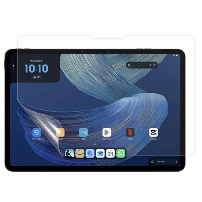 Protector de Pantalla Completo para Amazon Alexa Tablet 12 Pro (2026), Película Transparente PET de Alta Definición - Transparente