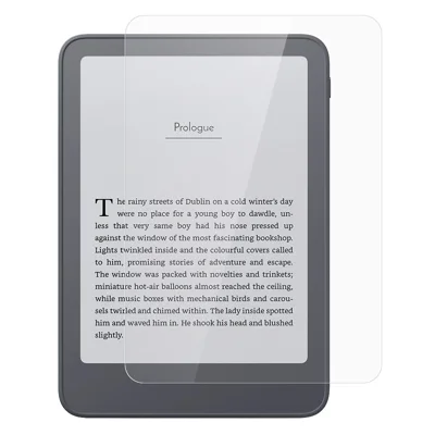 Voor Amazon Kindle (2026) Gehard Glasfolie 0,3 mm Afgeronde Rand HD Volledig Schermbeschermer - Transparant