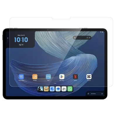 For Amazon Alexa Tablet 12 Pro (2026) Tempered Glass Film 0.3mm Arc Edge HD Full Screen Protector - Transparent