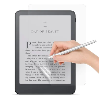 Protector de pantalla para Amazon Kindle Paperwhite (2026) sensible al tacto, película transparente completa de PET para tableta