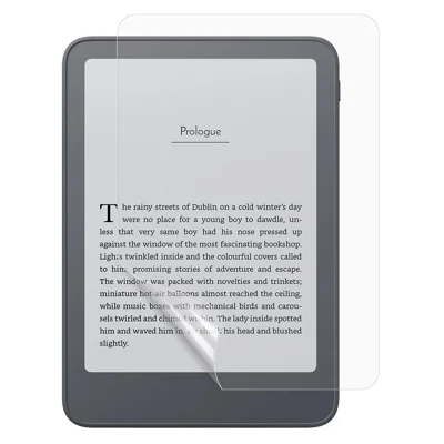 Protector de Pantalla Completa para Amazon Kindle (2026) Película Transparente PET de Alta Definición - Transparente