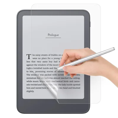 Protector de pantalla para Amazon Kindle (2026) película completa sensible al tacto PET transparente - Tableta