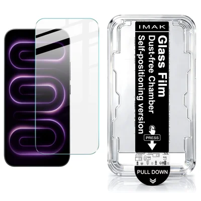  IMAK for Xiaomi Poco F9 Pro 5G H Series Tempered Glass Screen Protector Film with Dust-free Installation Tool (NOT Complete Covering) (Fingerprint Unlock) - Transparent