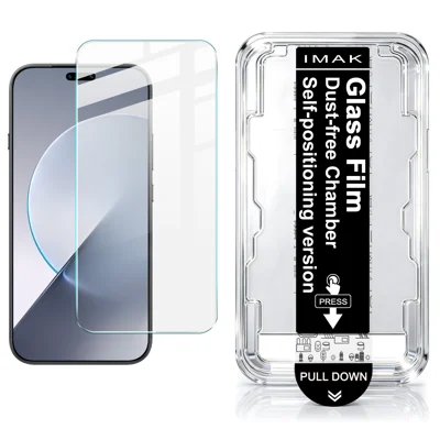  IMAK for Honor Magic9 Pro Max 5G H Series Tempered Glass Screen Protector Film with Dust-free Installation Tool (NOT Complete Covering) (Fingerprint Unlock) - Transparent