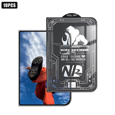  For iPhone Duo 10Pcs High Definition Full Screen Protector 3D Large Arc Edge High Aluminium-silicon Glass Film - Transparent