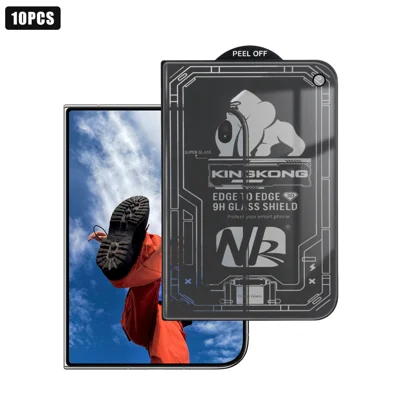 Für iPhone Duo 10 Stück 28 Grad Anti-Spionage Vollbildschutz 3D Großer Wölbungsrand Hochfester Aluminium-Silizium-Glasfilm - Schwarz