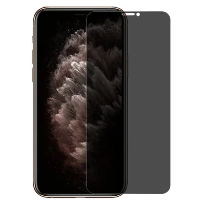 NORTHJO A+ Skärmskydd till iPhone 11 Pro / X / XS, 28-graders Sikthinderande 2.5D Bågformat Skållåst 0,3 mm Härdat Glas Skärmskydd
