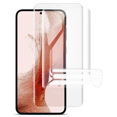 IMAK 2Pcs / Set Hydrogel Film III for Samsung Galaxy S22 5G / S23 Anti-Scratch TPU Film HD Clear Full Screen Protector