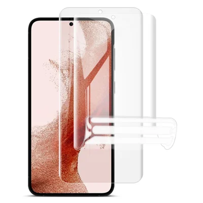 IMAK 2Pcs / Set Hydrogel Film III for Samsung Galaxy S22+ 5G / S23+ Soft TPU Phone Screen Film HD Clear Full Screen Protector