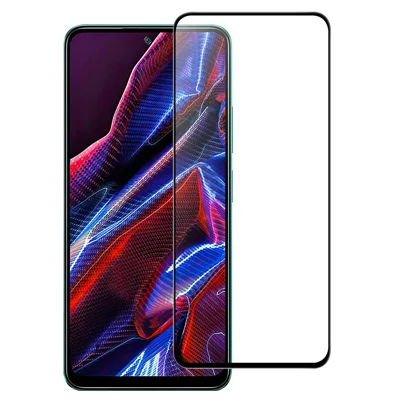 HD Kratzfester Displayschutz für Xiaomi Poco X5 5G / Redmi Note 12 5G (China) / (Indien) / (Global), Vollklebe Gehärtetes Glasfolie