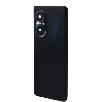 For Huawei nova 9 SE Back Battery Housing Cover with Camera Ring Lens Cover Spare Part (without Logo) - Black