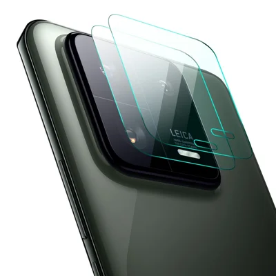 ENKAY HAT PRINCE 2Pcs / Set For Xiaomi 13 Pro 5G 0.2mm Thin 9H High Aluminum-silicon Glass Rear Lens Protector