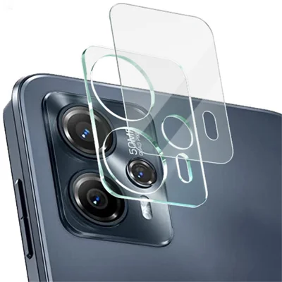 IMAK For Motorola Moto G13 4G / G23 4G Camera Lens Film Tempered Glass Phone Lens Protector+Acrylic Lens Cap