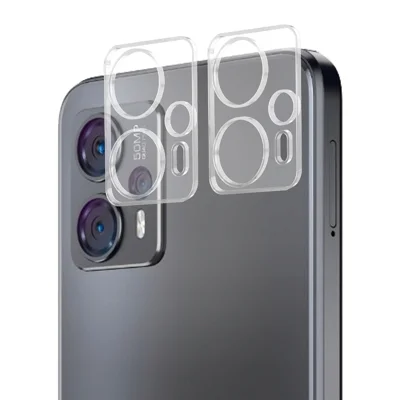 ENKAY HAT PRINCE 2Pcs Camera Lens Protector for Motorola Moto G13 4G / G23 4G , Tempered Glass Back Clear Lens Film