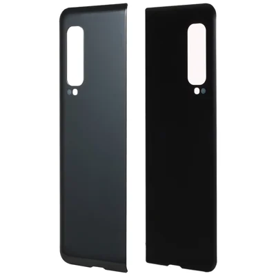 For Samsung Galaxy Fold F900 / Fold 5G F907 Back Battery Housing Cover Replacement Part (without Logo) - Cosmos Black