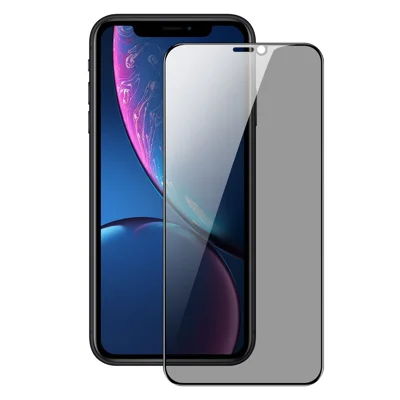DUX DUCIS dla iPhone XR / iPhone 11 6,1 cala Ochrona Przed Szyfrowaniem Pełny Ekran 2.5D Płaski Ekran Pełne Naklejenie Wysokiej Jakości Szyba z Wysokim Zawartością Krzemianu Glutynu