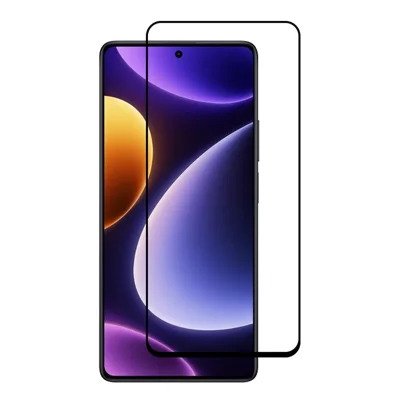 RURIHAI dla Xiaomi Redmi Note 12 Turbo / Poco F5 5G antyrysik 0,26 mm 9H 2,5D wtórne hartowanie folia z wysokokrzemowego szkła aluminiowego
