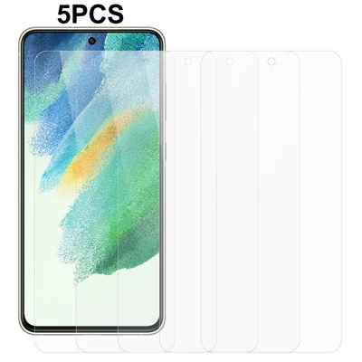 5 stk./sæt til Samsung Galaxy S21 FE 5G 2,5D 0,3 mm skærmværn mod ridser, forstærket glasfilm