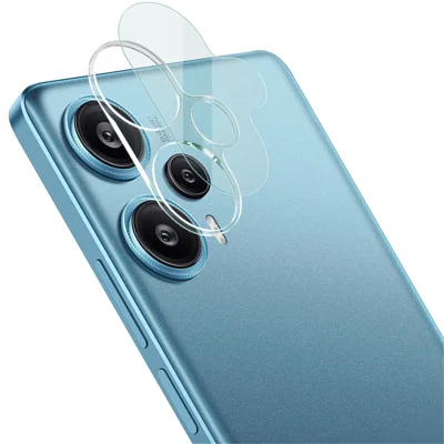 IMAK dla Xiaomi Redmi Note 12 Turbo / Poco F5 5G Zintegrowana folia obiektywu HD Ochrona ze szkła hartowanego Pokrowiec na obiektyw akrylowy